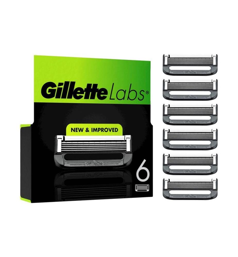 GILLETTE - Lames de rasoir GILLETTE -Labs 6 pièces