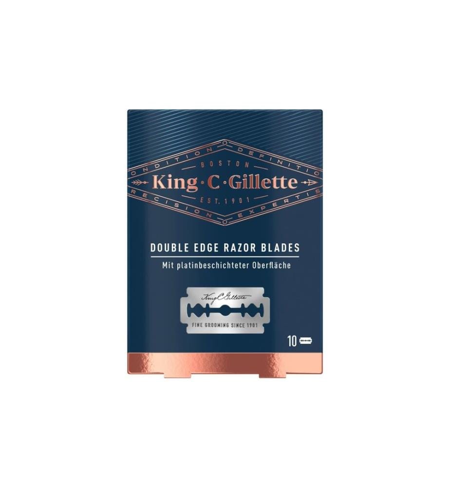 King C. Gillette - Lames du système 10 pièces