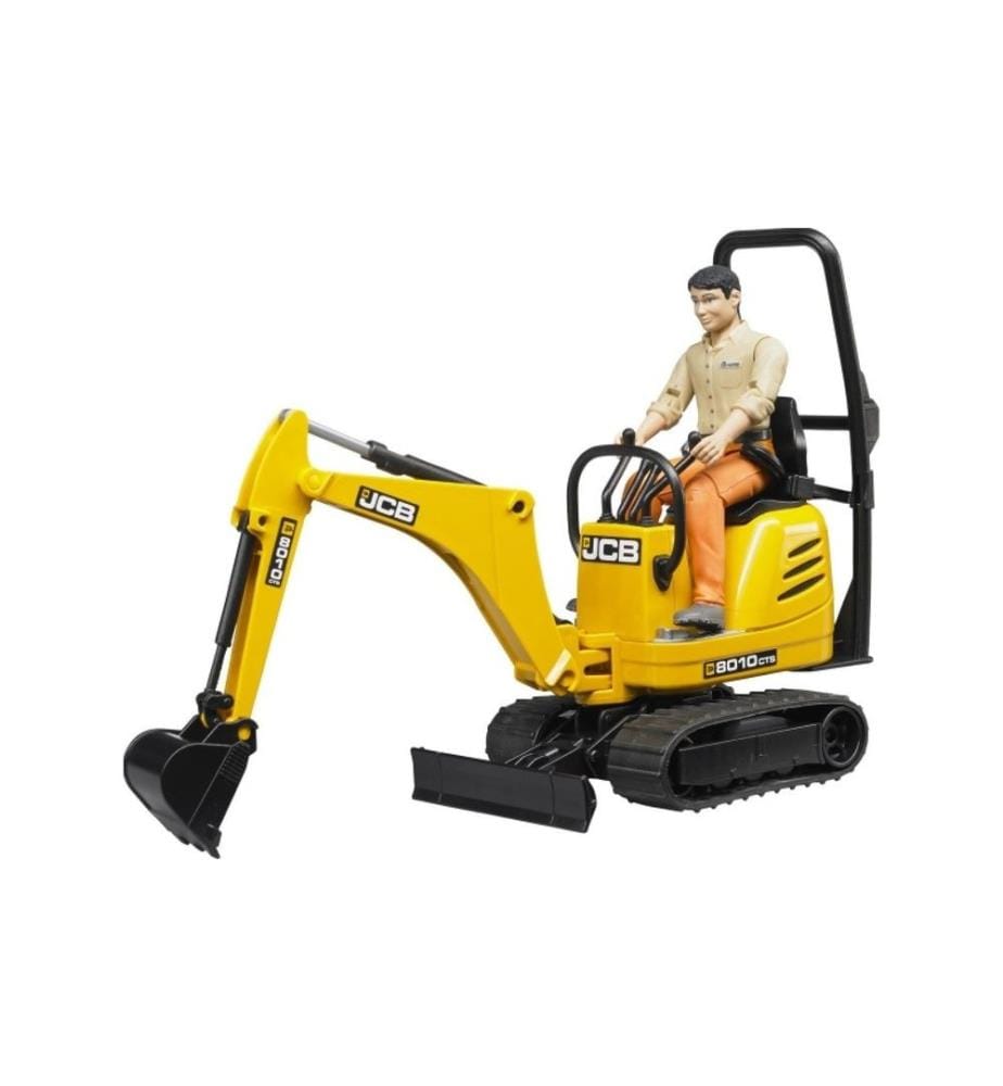 Bruder Spielwaren - Véhicule de chantier JCB Micro excavatrice 8010 CTS