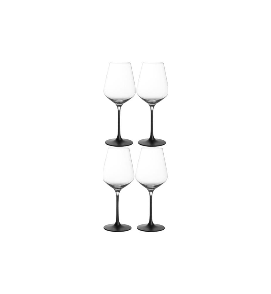 VILLEROY & BOCH - Verre à vin blanc Rock 380 ml, 4 Pièce/s, Transparent