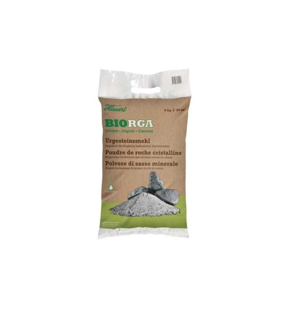 Hauert - Poudre de roche cristalline Biorga, 8 kg