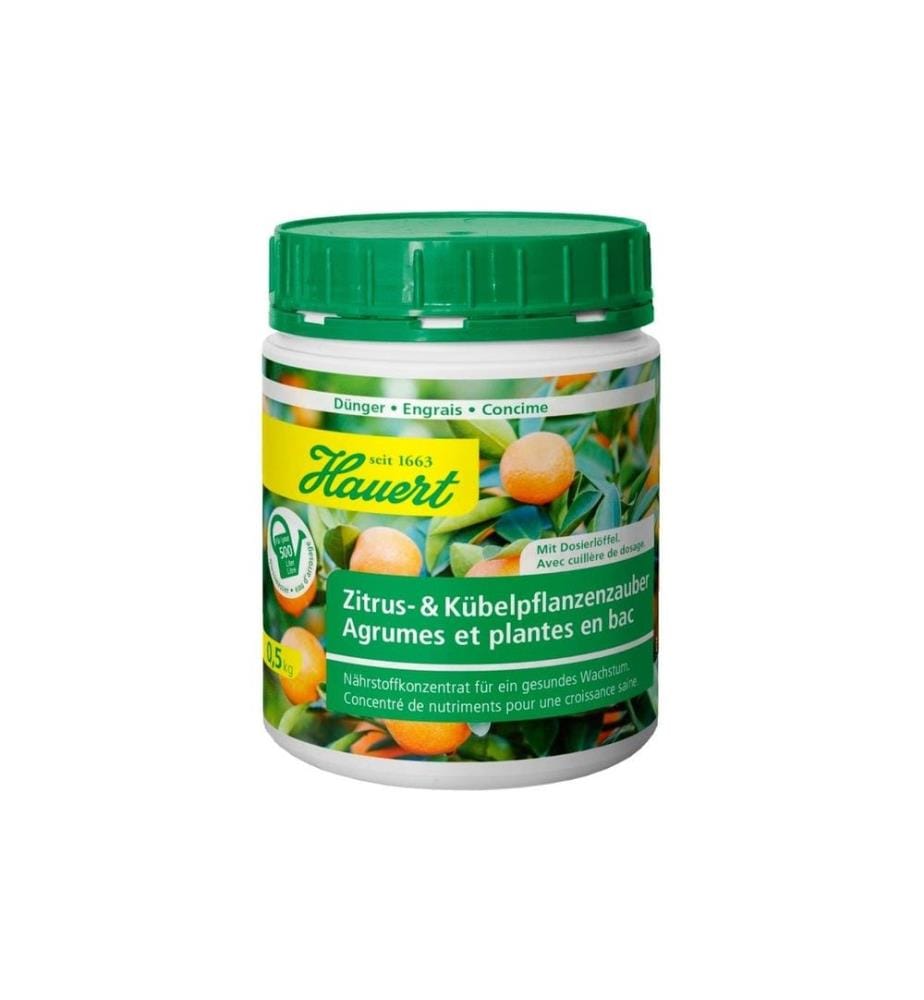 Hauert - Engrais Sel nutritif Magie des agrumes et des plantes en bac, 0.5 kg