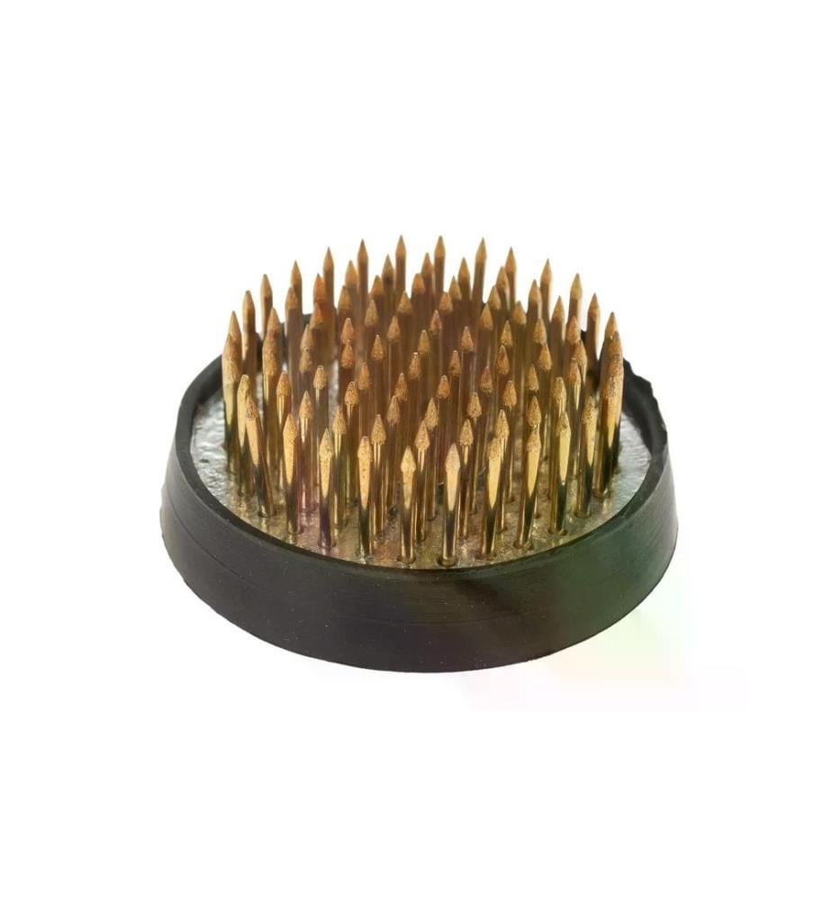 OPIFLOR - Hérisson enfichable Ø 40 mm, Doré/Noir