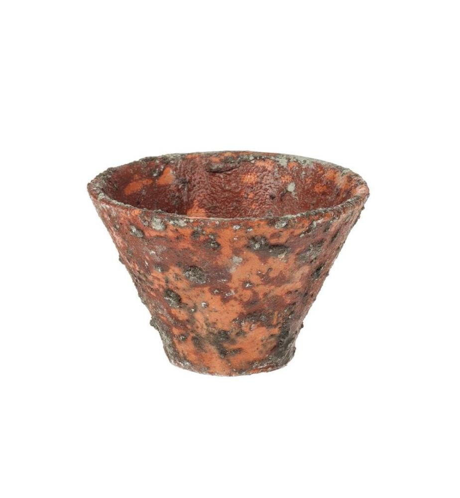 OPIFLOR - Pot à fleur avec aspect résine Brun/Terracotta