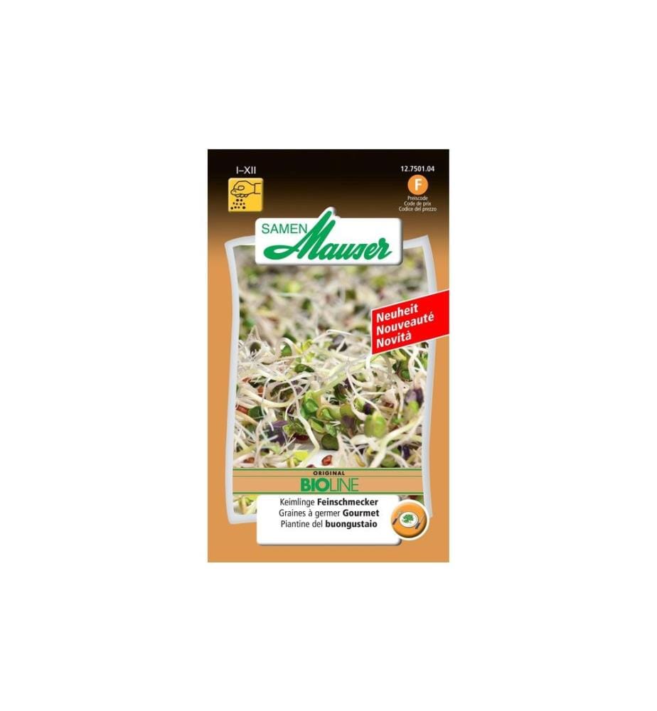 Samen Mauser - Semence Bioline Les graines de germe gourmets