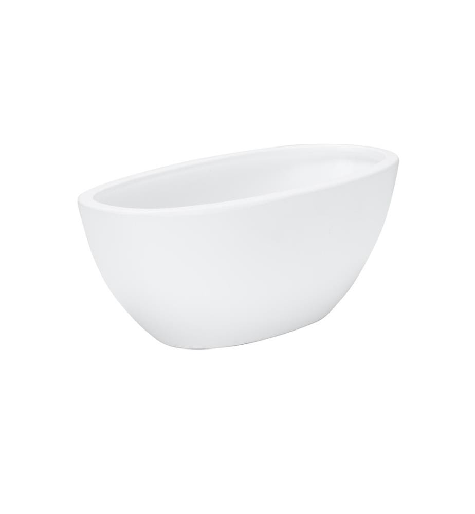 SCHEURICH - Pot de plante Ovale Ø 30 cm, Blanc