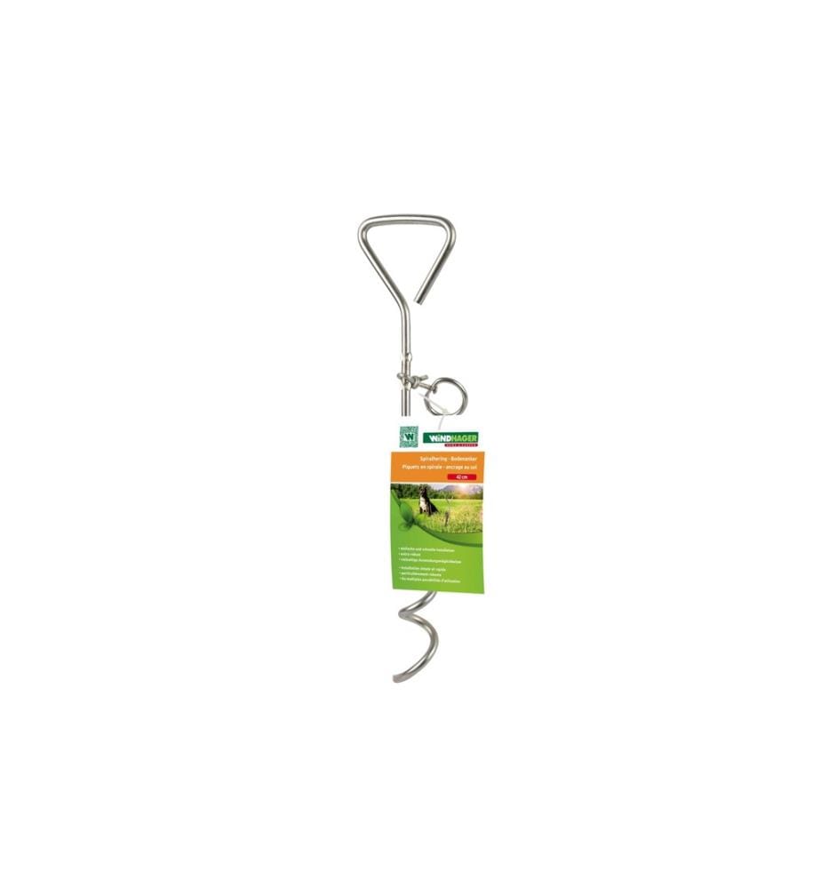 WINDHAGER - Piquet de terre en spirale 41 cm, Ø 8 mm