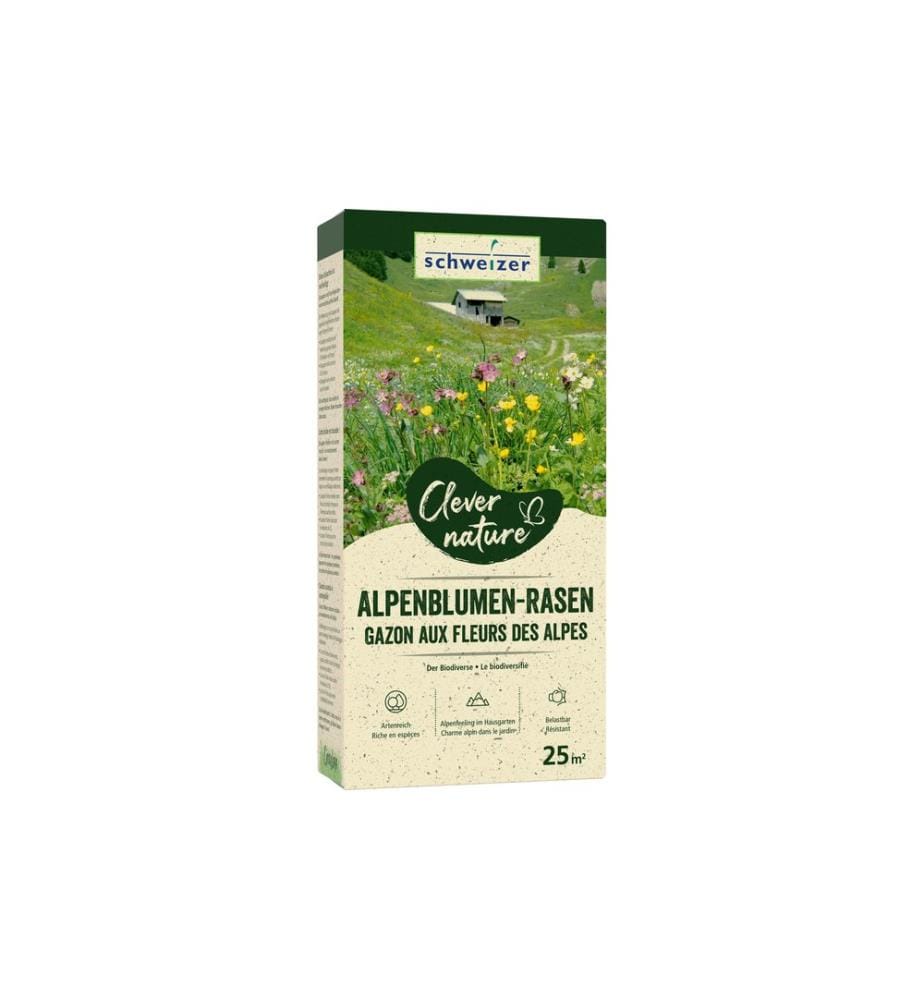 ERIC SCHWEIZER - Gazon à fleurs des Alpes Clever Nature, 625 g