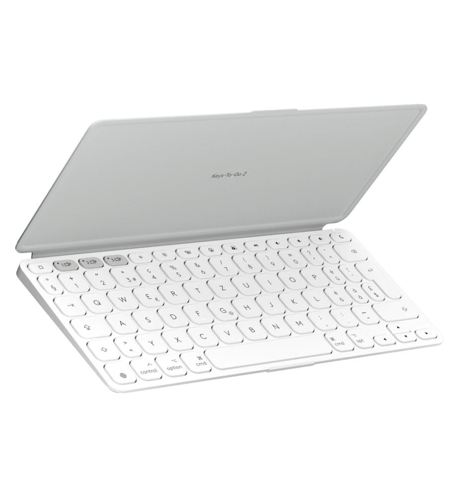 LOGITECH - Clavier Keys-To-Go 2 Pale grey