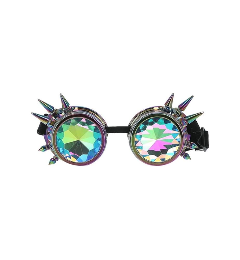 Fever Studded Rainbow Festival Goggles