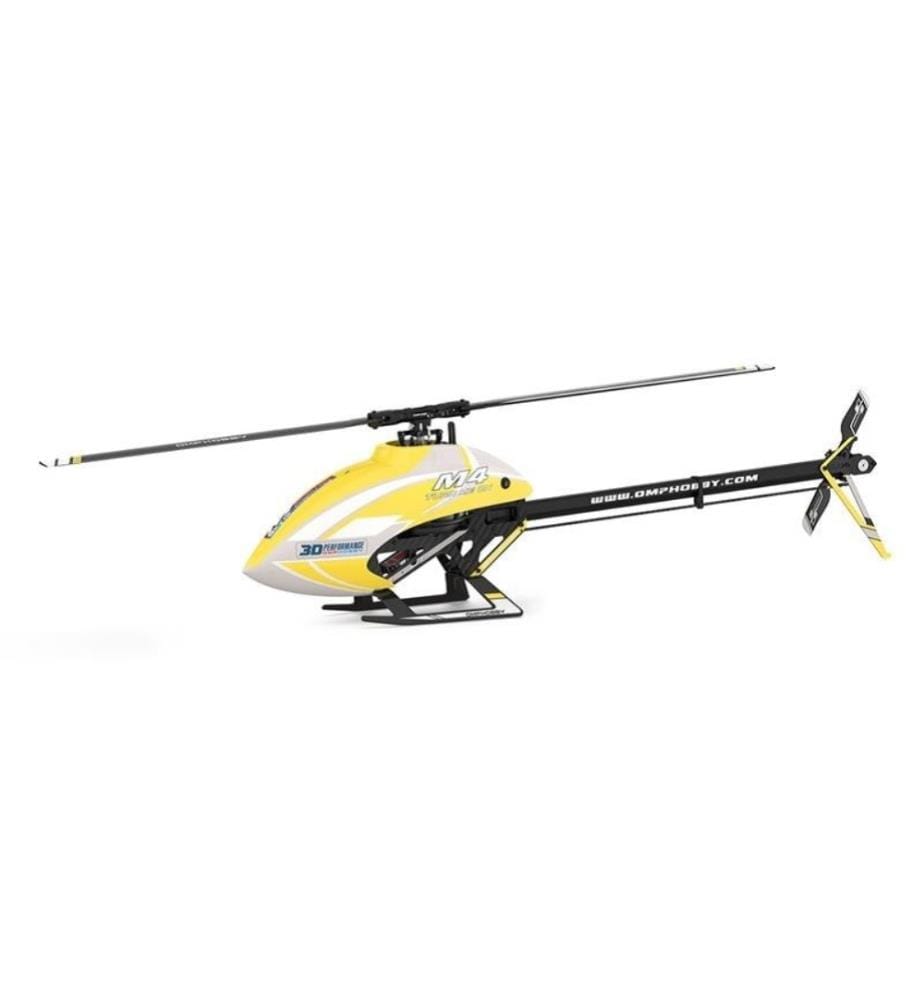 OMPHOBBY - Hélicoptère M4, jaune Kit de construction