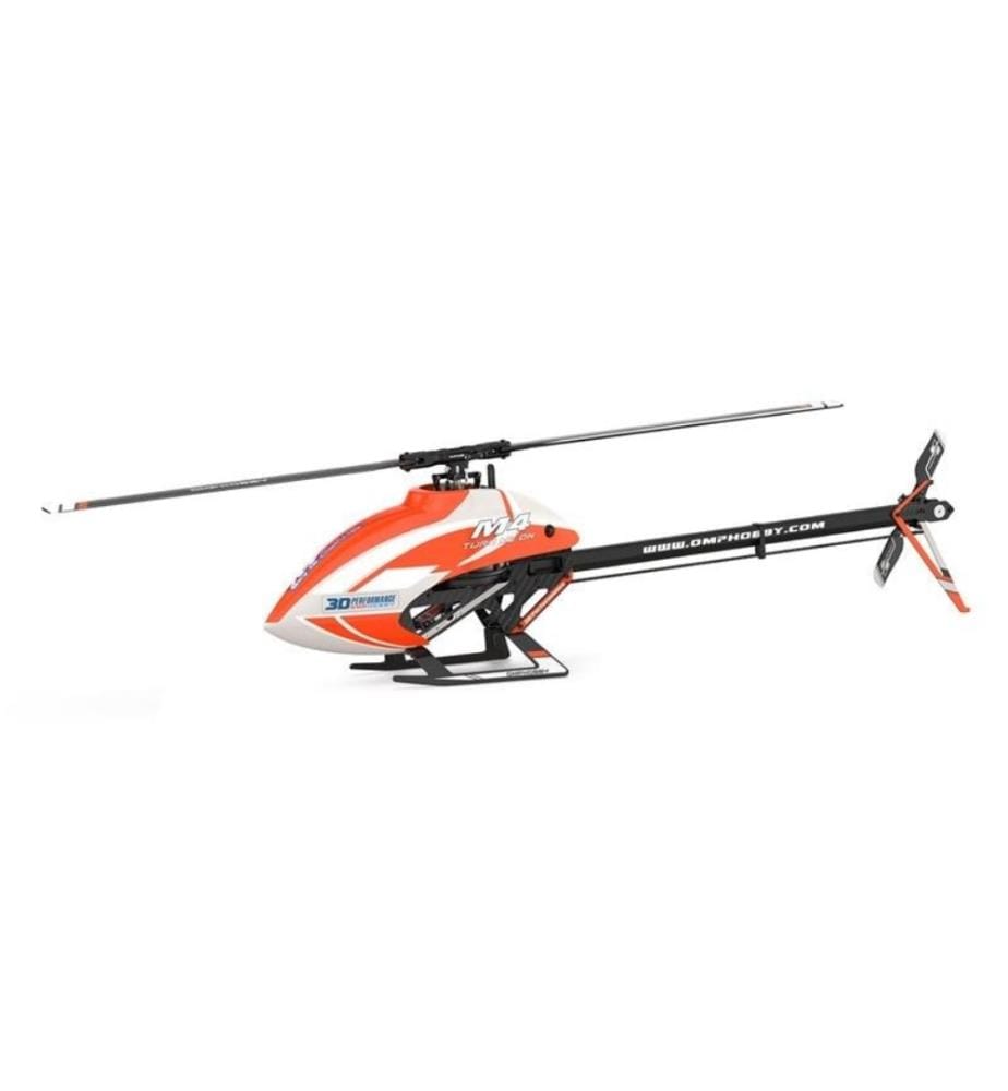 OMPHOBBY - Hélicoptère M4, orange Kit de construction