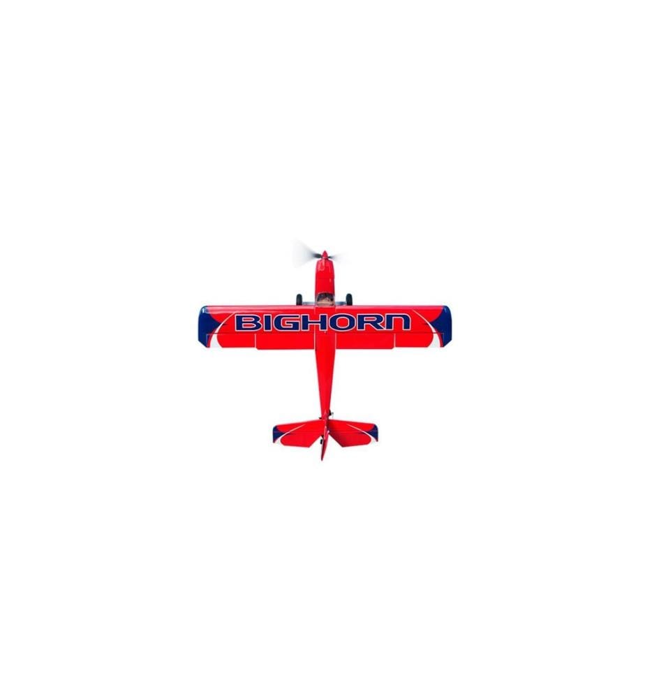 OMPHOBBY - Avion à moteur Bighorn Pro (Flap) 1250 mm Rouge, PNP