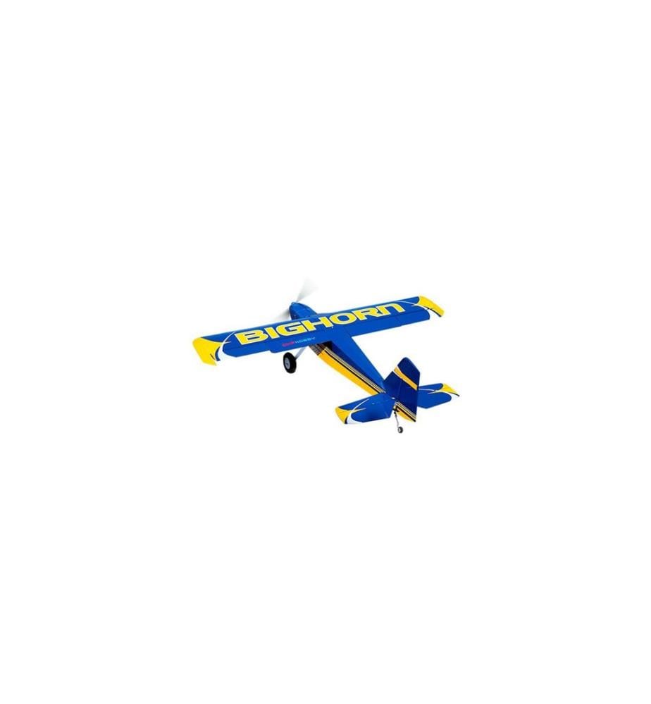 OMPHOBBY - Avion à moteur Bighorn Pro (Flap) 1250 mm Bleu, PNP