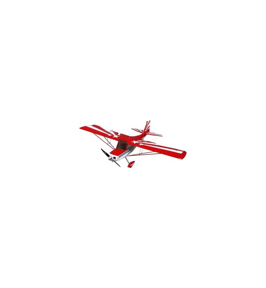 OMPHOBBY - Avion à moteur Super Decathlon V2 1400 mm Rouge, PNP