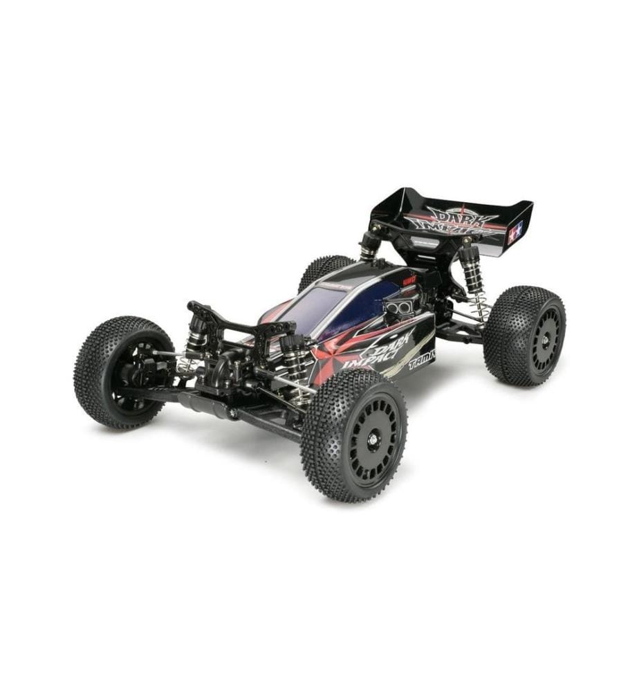 Tamiya - Buggy Dark Impact DF-03 4WD Kit de construction, 1:10