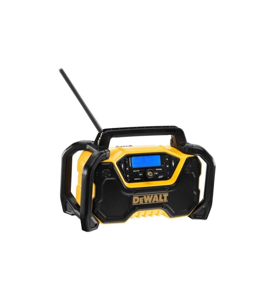 DEWALT - Radio de chantier Fonctionnement sur batterie & sur secteur DAB+, Bluetooth, Solo