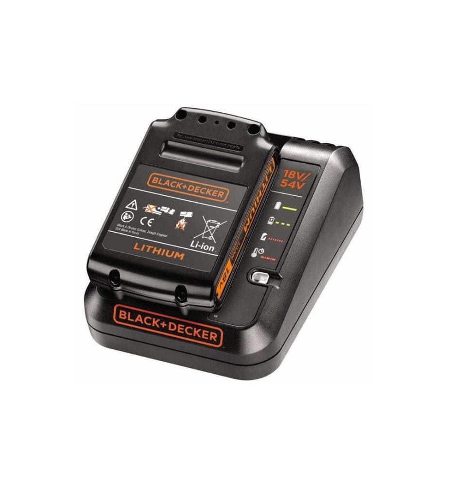 BLACK+DECKER Batteries et chargeurs Starter-Kit, 18 V 2A Ladegerät + 2.0 Ah