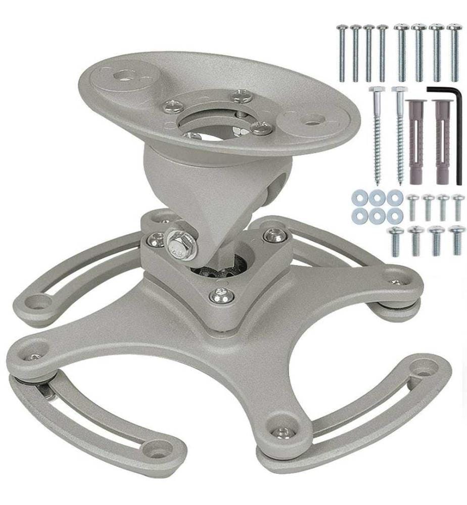 Support vidéoprojecteur universel avec rotule - gris