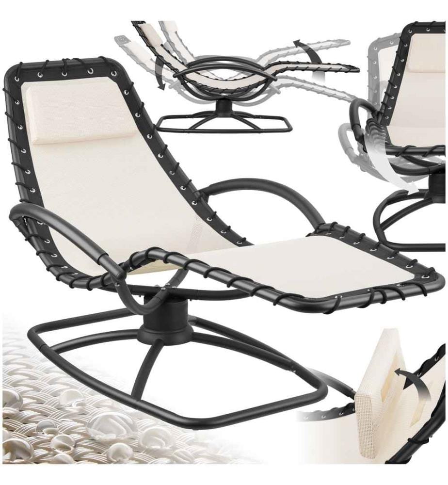 Chaise longue ergonomique TOULON - beige