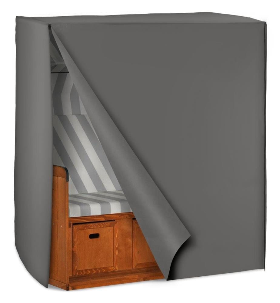 Housse de protection pour chaise de plage - gris