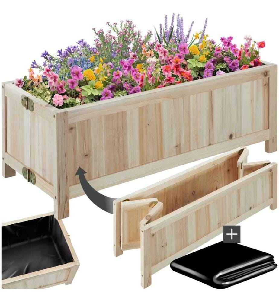 Carré potager BLOMSTER - marron