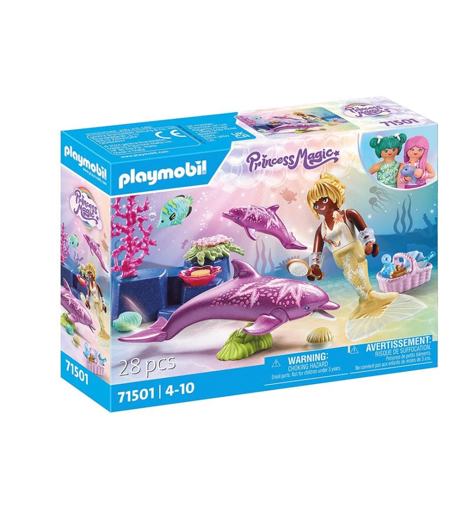 Sirène avec dauphins - 71501