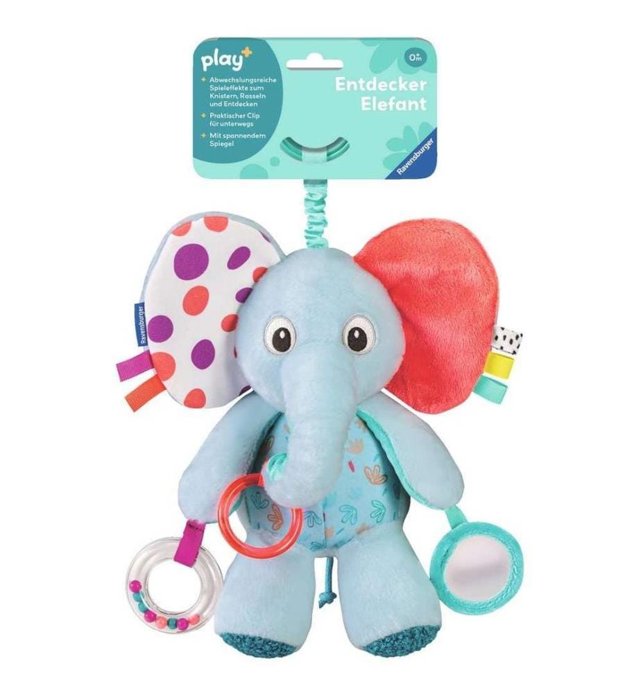 Hochet Eléphant explorateur
