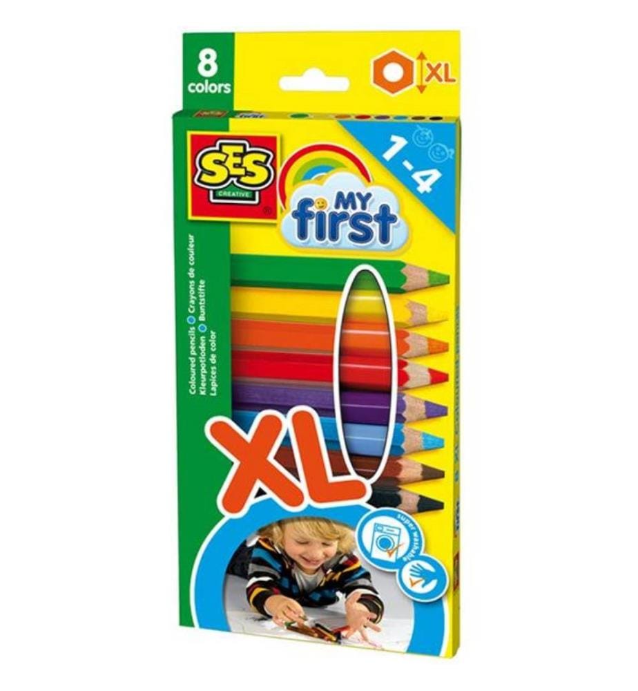 Baby crayon de couleur, 8 pièces
