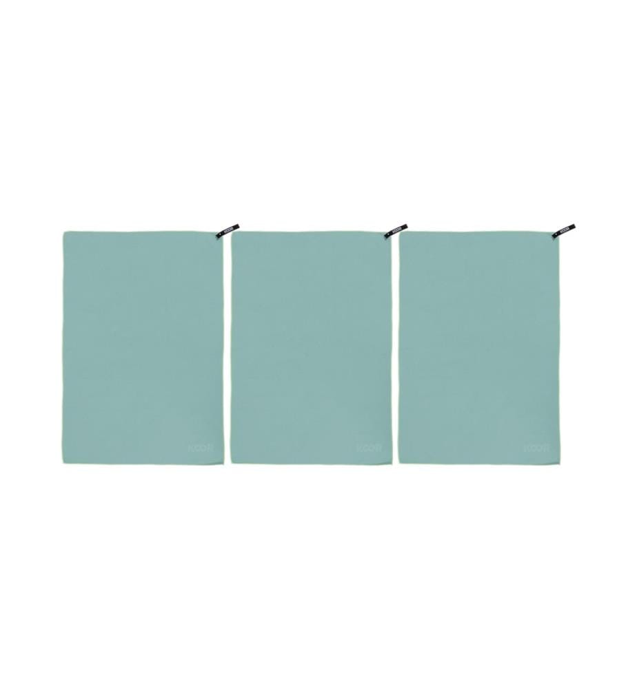 KOOR - Serviette Silva Verde paquet de 3 M 65 x 90 cm