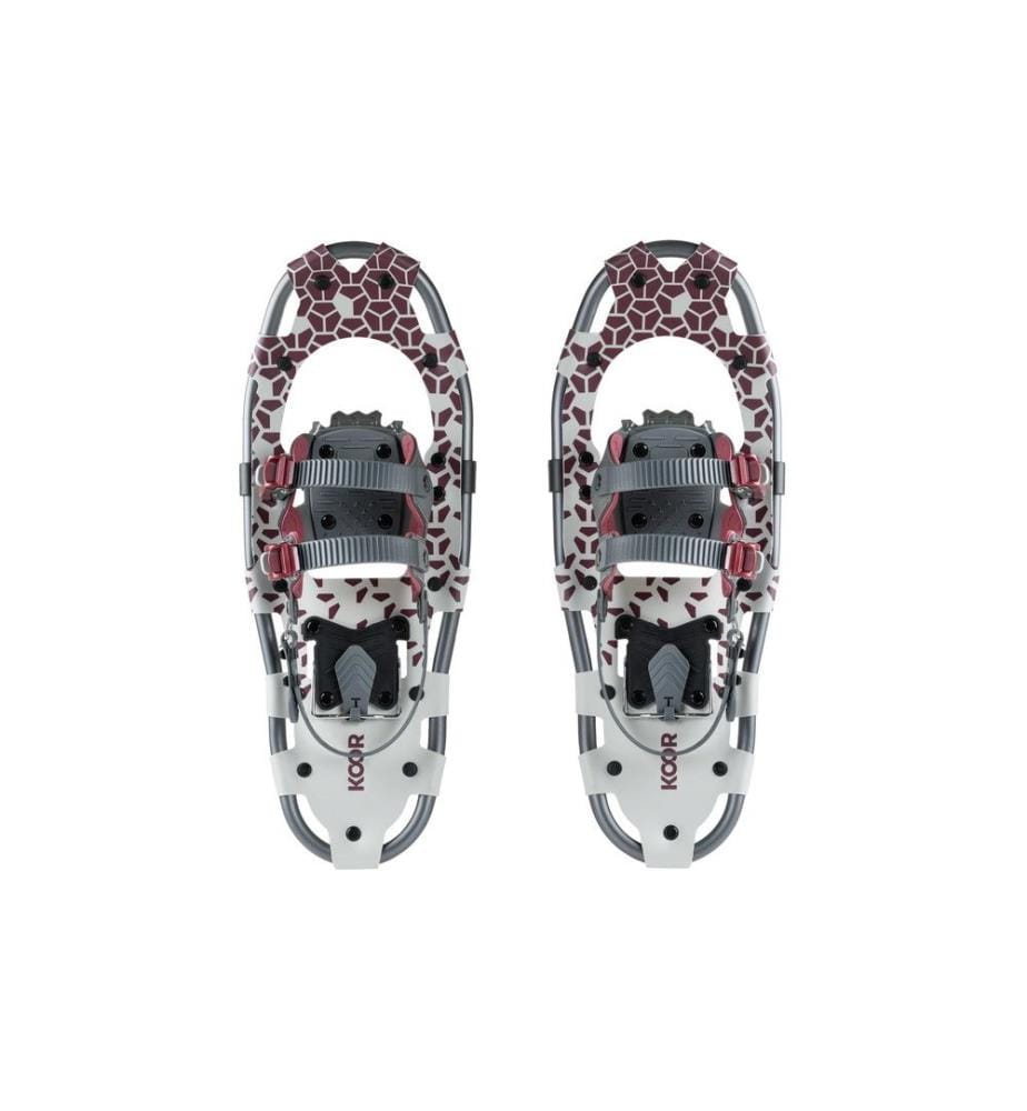 KOOR - Raquette à neige Lumi Flex S/M rouge foncé