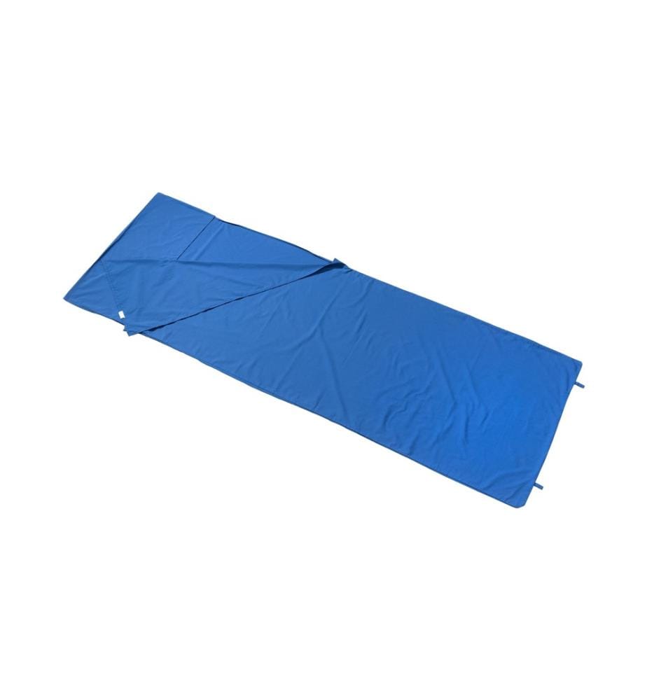 KOOR - Drap de sac de couchage Bozoolo bleu coton 80 x 220 cm