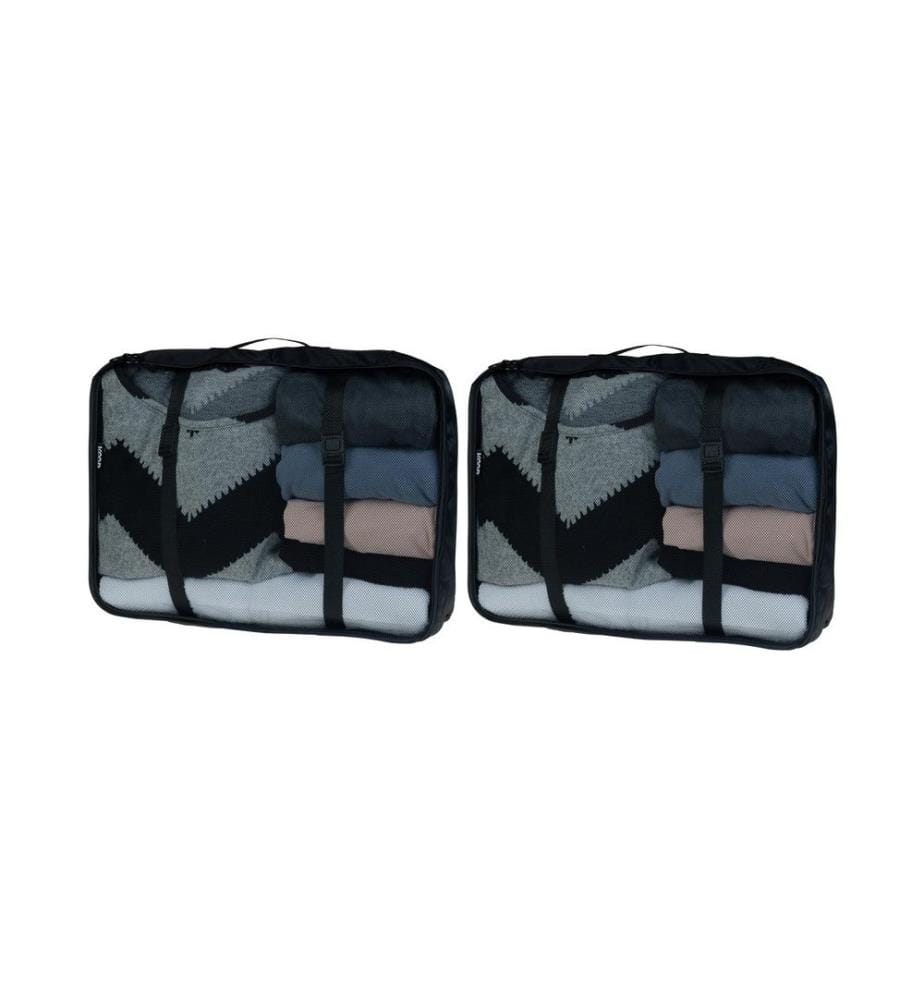 KOOR - Sac à linge Reesa, taille XL, pack de 2, noir