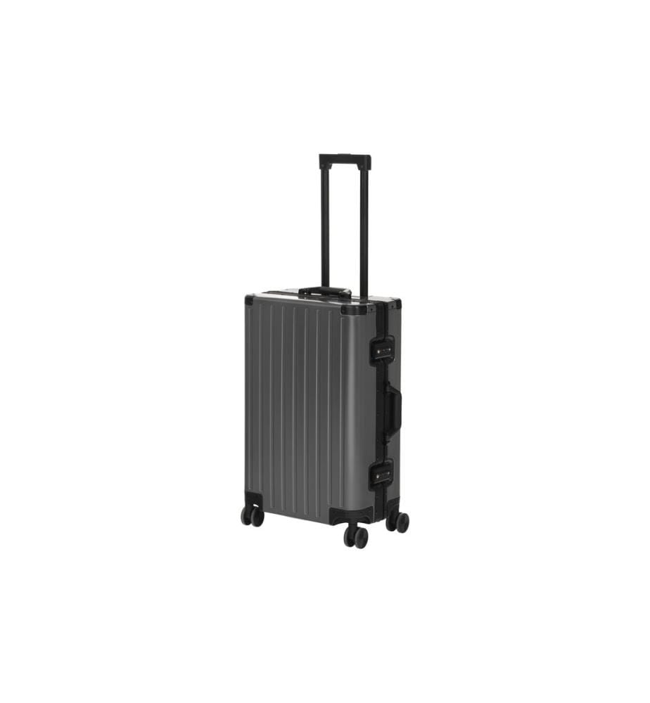 KOOR - Valise Aluminium 58 L, Gris/Vert