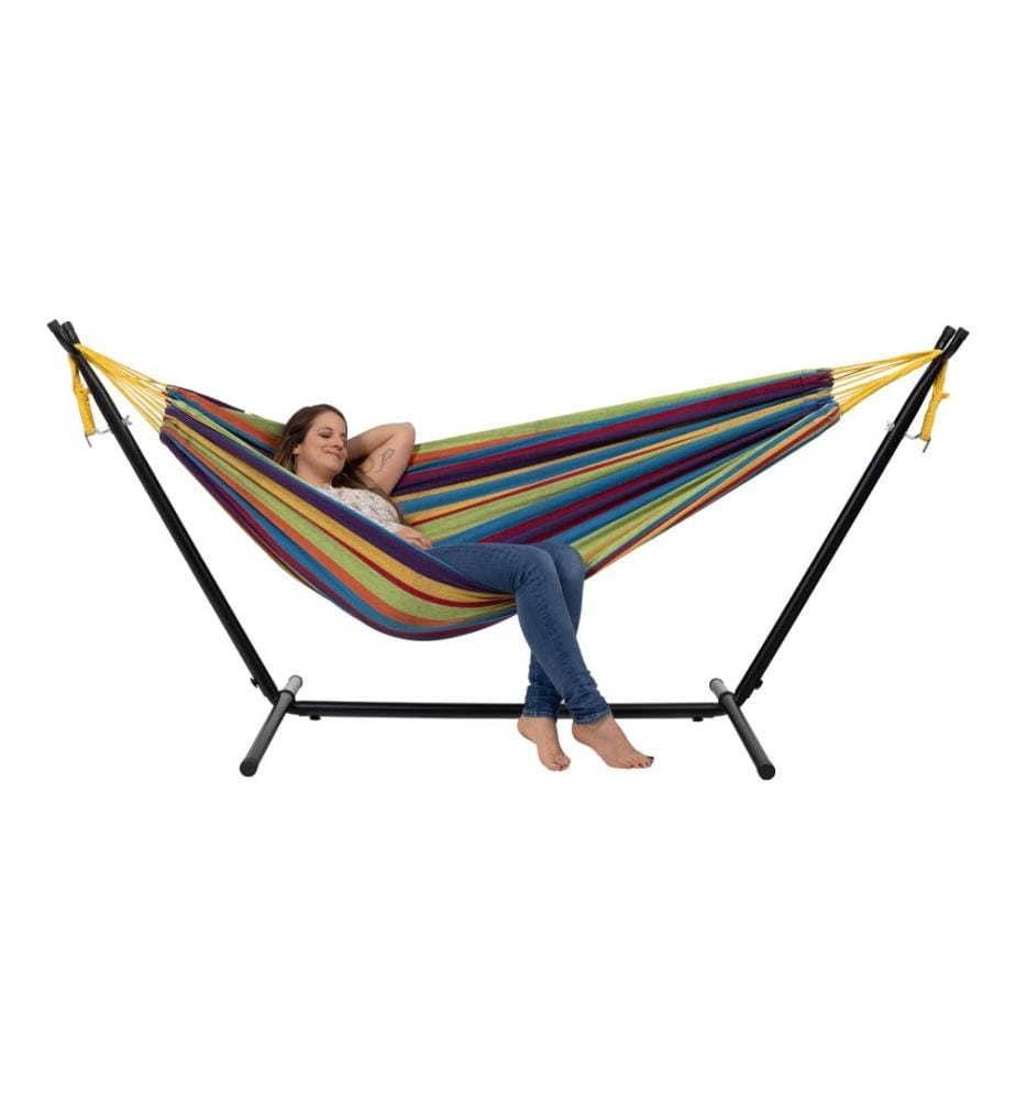KOOR - Hamac double Nuvola avec support, tropical