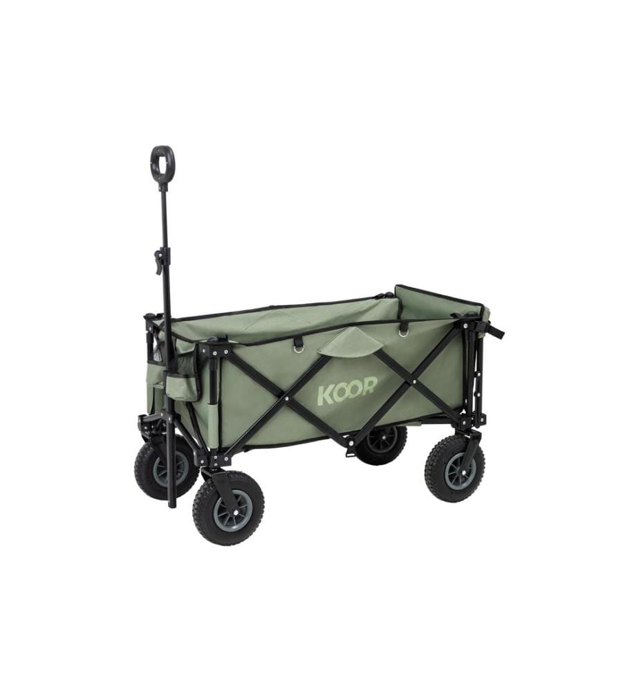 KOOR - Chariot pliant avec pneus gonflables Kjerre, vert