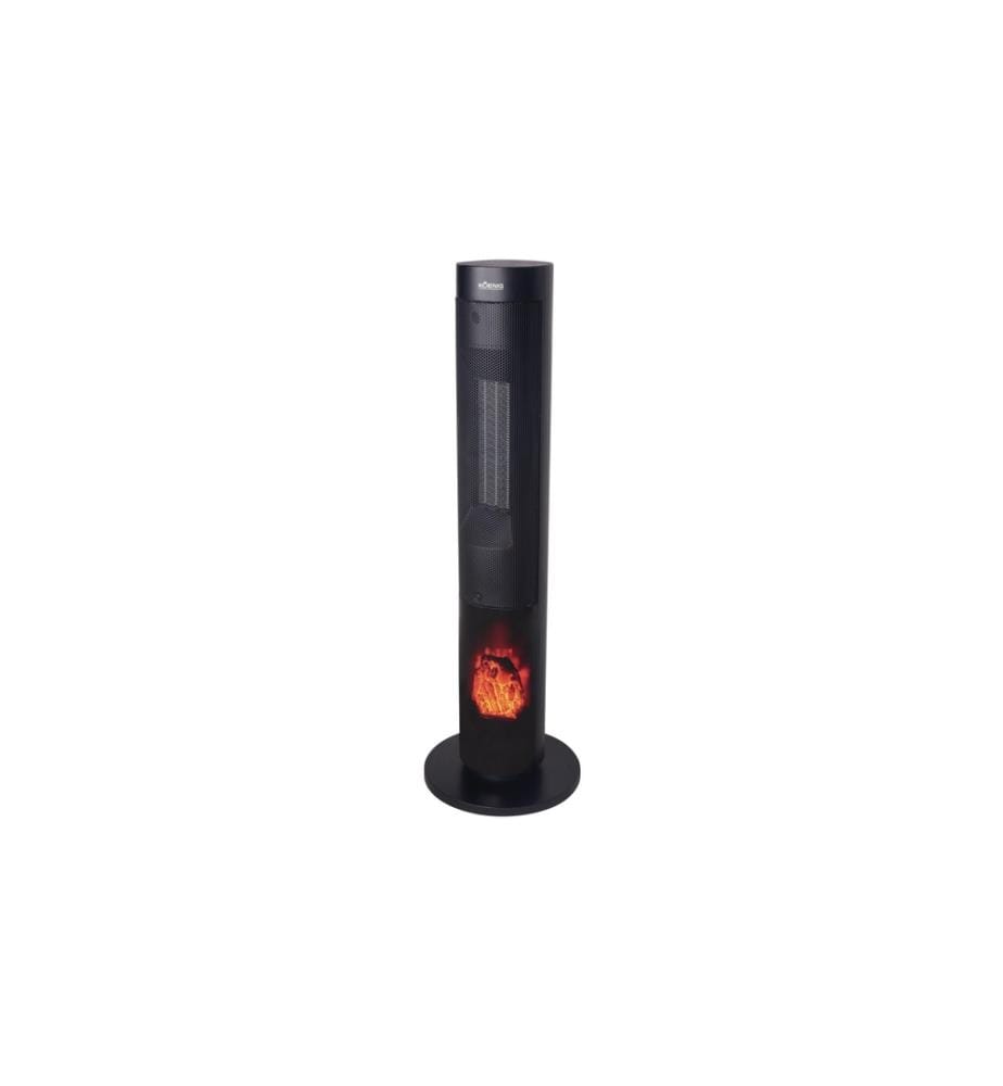 Koenig - Radiateur en céramique Fireplace 2000 W