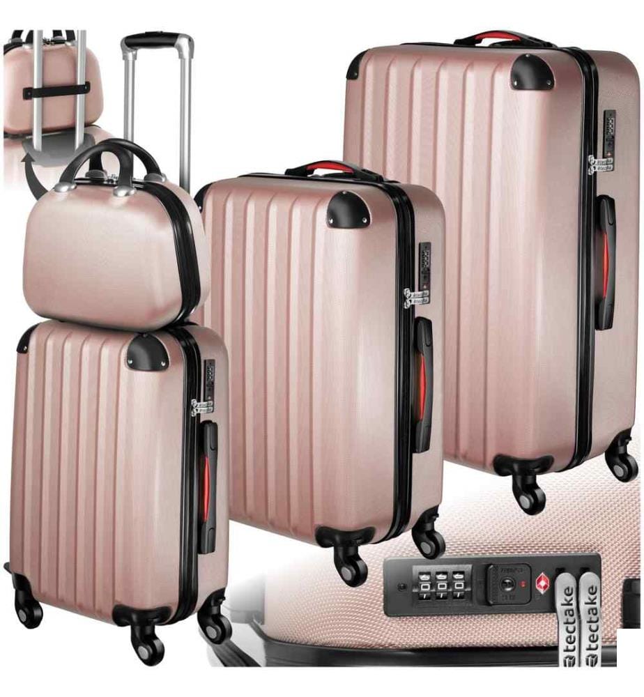 Set de 4 valises PUCCI - or rose