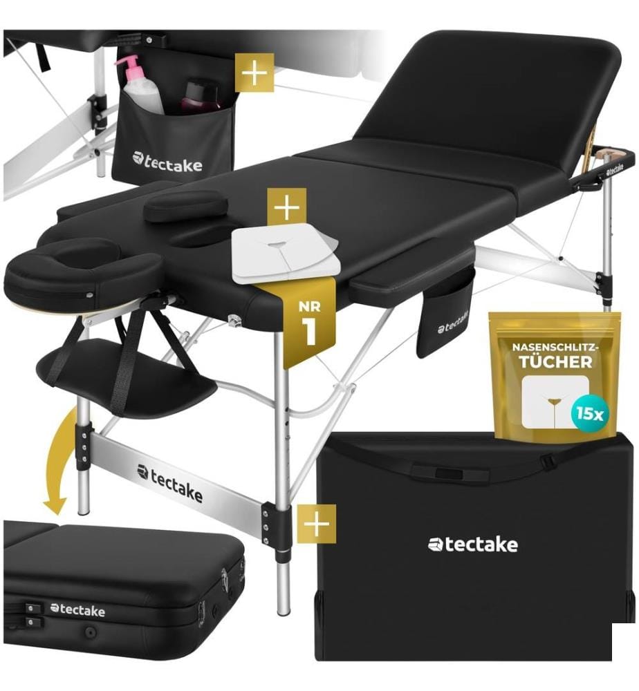 Table de massage pliable KO TAO - noir