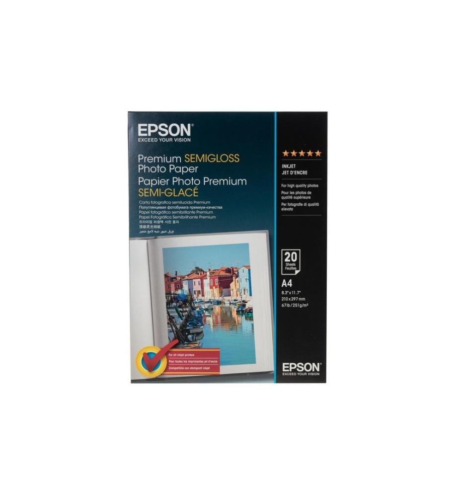 EPSON - Papier photo A4 251 g/m² 20 Pièce/s