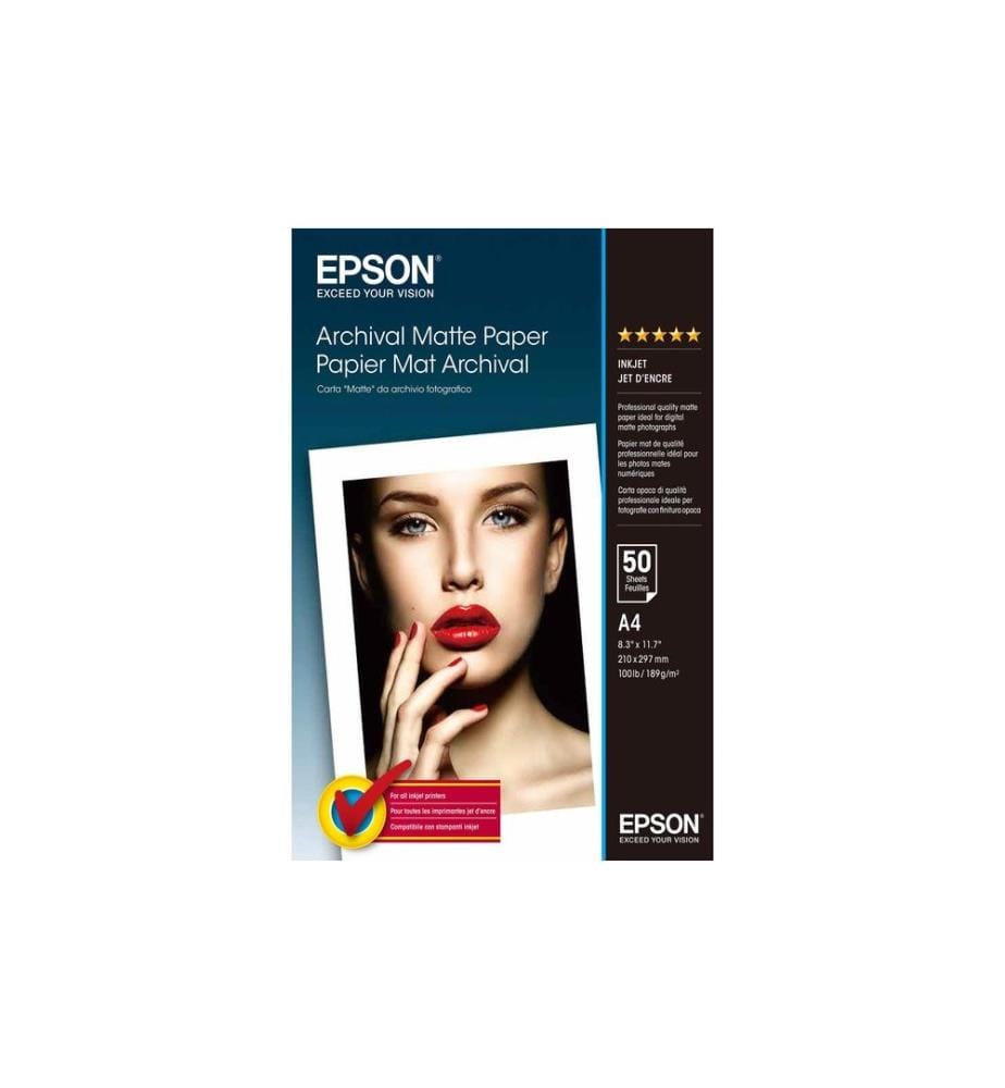 EPSON - Papier photo A4 192 g/m² 50 Pièce/s