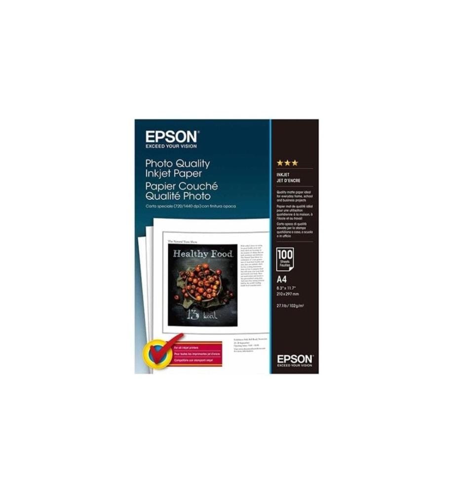 EPSON - Papier photo A4 102 g/m² 100 Pièce/s