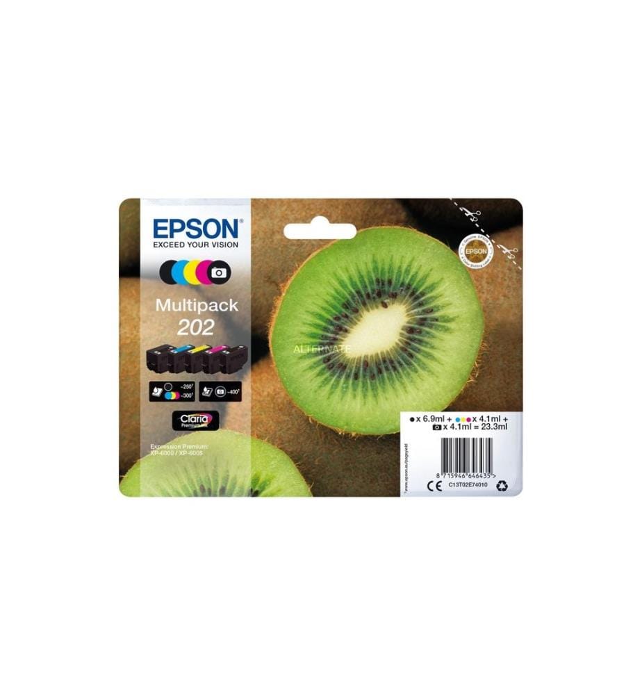 EPSON - Encre T02E74010 noir/Photo Black/Cyan/Magenta/Yellow