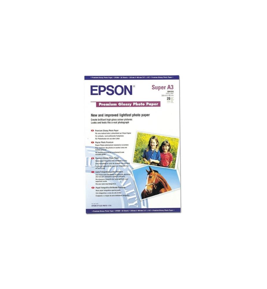 EPSON - Papier photo A3+ 250 g/m² 20 Pièce/s