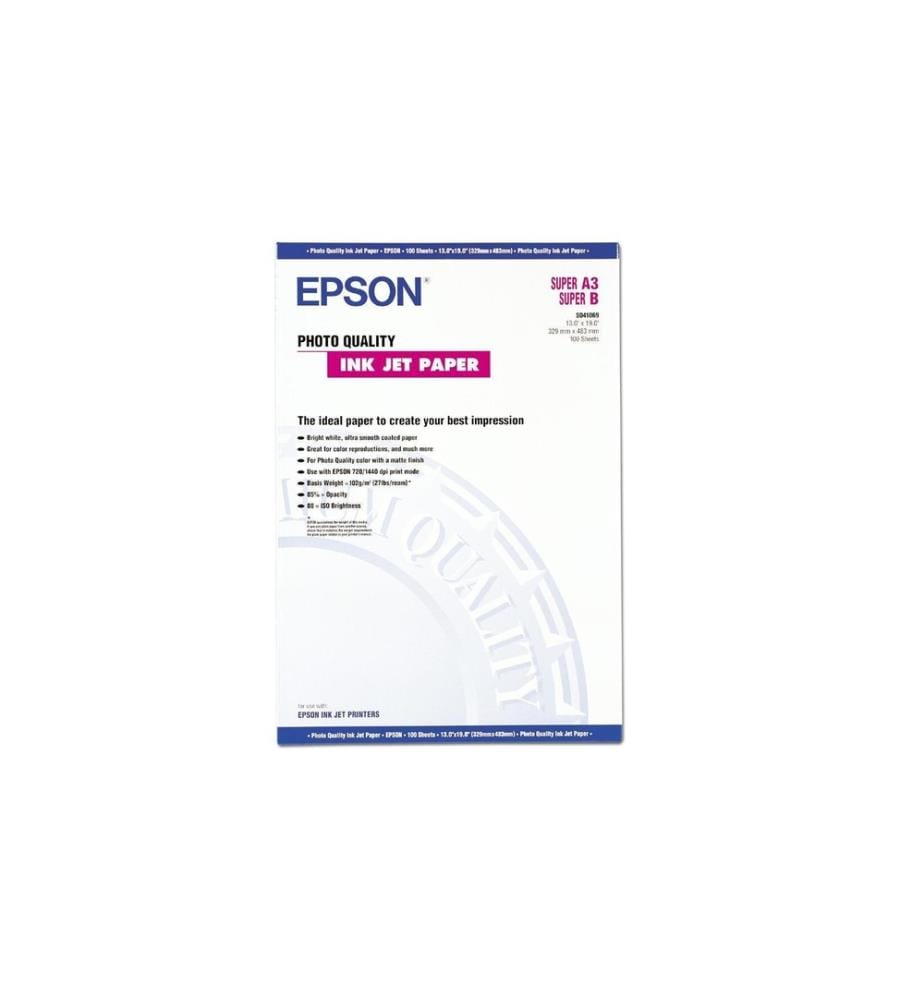 EPSON - Papier pour imprimante A3 Blanc 100 Pièce/s