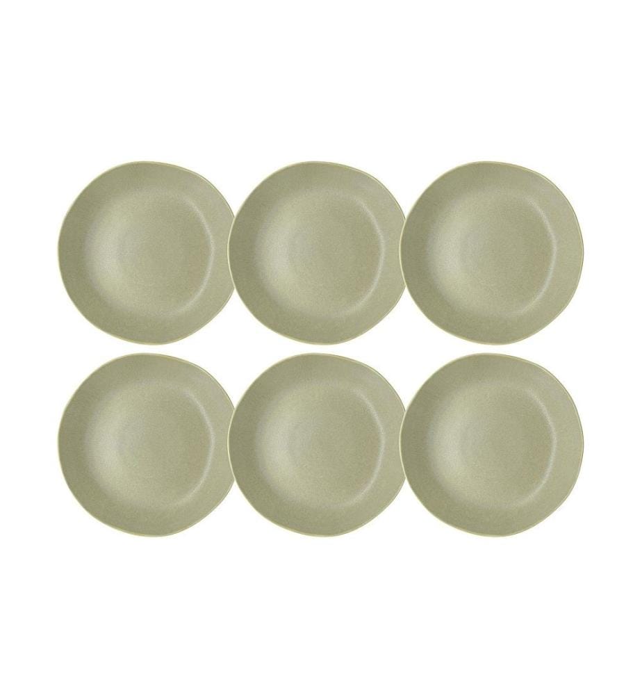 VILLA COLLECTION - Assiettes pour le petit-déjeuner et à dessert Shoku Ø 20 cm, 6 Pièce/s, Vert