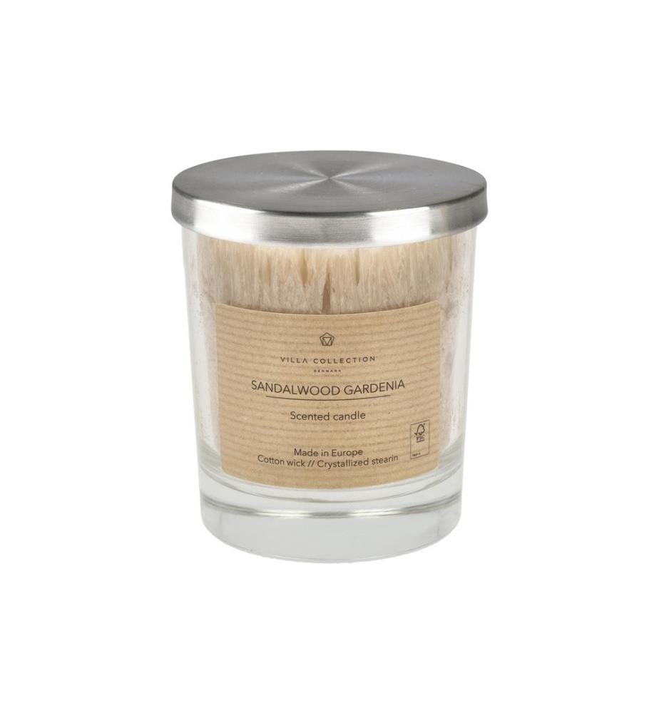 VILLA COLLECTION - Bougie parfumée Kras Sandalwood Gardenia 8.5 x 10 cm