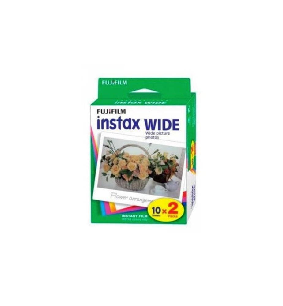 FUJIFILM - Film instantané Instax Wide 10 feuilles – paquet de 2