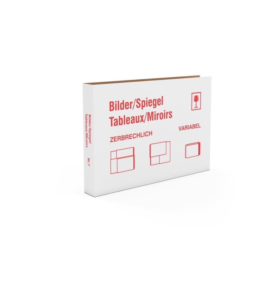 ANTALIS - Carton de déménagement 82 x 56 x 9 cm 20 pièces, Blanc