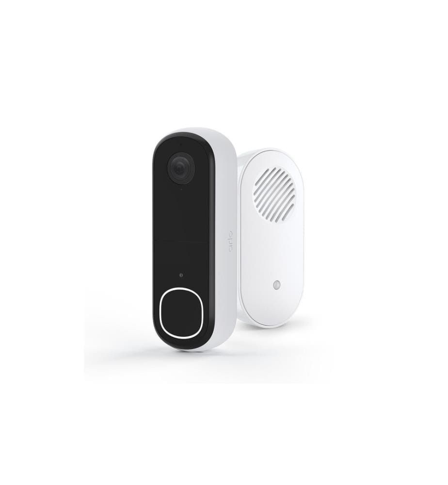 Arlo - Sonnette vidéo sans fil gong de porte inclus